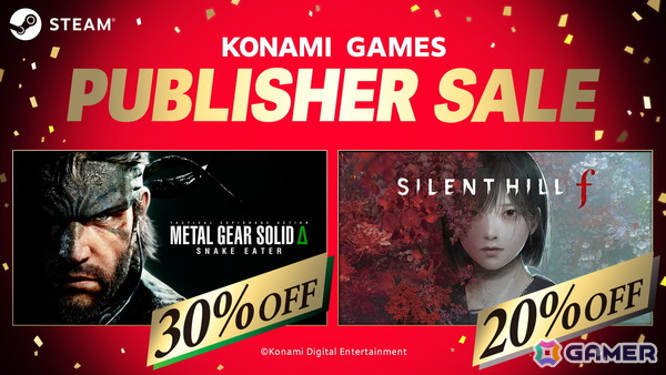 「SILENT HILL f」Steam版も初セールで20％OFFに！「METAL GEAR SOLID Δ」なども登場のKONAMI「PUBLISHER SALE」が開催の画像1