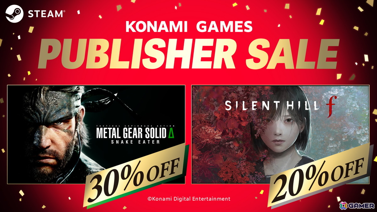 KONAMI まとめ売り SILENT HILL f」Steam版も初セールで20％OFFに！「METAL GEAR SOLID Δ