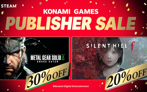 「SILENT HILL f」Steam版も初セールで20％OFFに！「METAL GEAR SOLID Δ」なども登場のKONAMI「PUBLISHER SALE」が開催