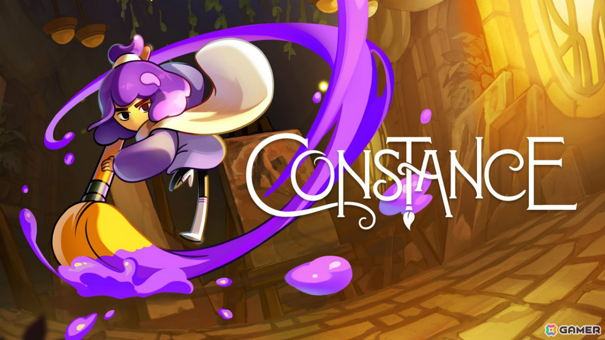 絵筆を操り絵の具に変身しながら進む高難易度アクションADV「Constance」がSteamでリリース!の画像