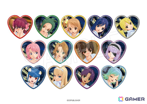 「ドリームクラブ」シリーズからハート缶バッジやアクリルアートパネルなどの新作グッズがコミックマーケット107に登場！の画像2