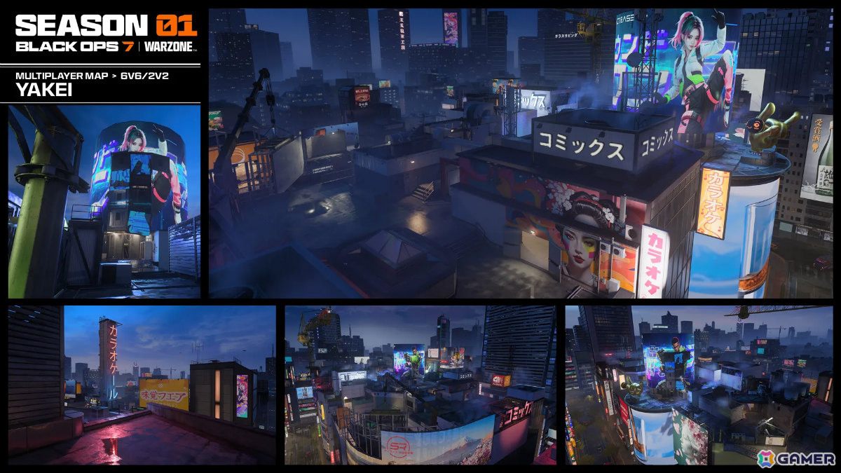 「COD: BO7」シーズン01が12月5日より開始!日本をテーマにした新マップ「夜景」や3つの中立地帯を巡って戦う新モード「テイクオーバー」などが登場の画像