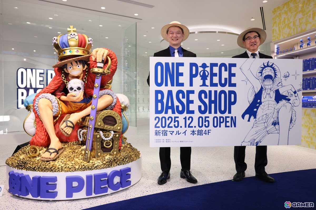 「ワンピース」公式旗艦店「ONE PIECE BASE SHOP」オープニングセレモニーが開催！新宿マルイ本館にて12月5日にグランドオープンの画像