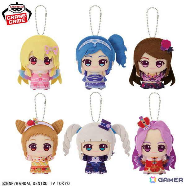 アニメ「アイカツ！」いちご、あおい、蘭、おとめ、ユリカ、美月がプレミアムレアドレス姿のちびぐるみに！の画像1