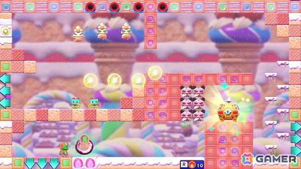 シリーズ初のステップアップバブルボブル「バブルボブル シュガーダンジョン」Steam版が発売！発売を記念してタイクレ限定でバブルン＆ボブルンぬいぐるみが登場の画像3