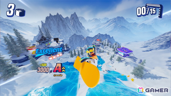 「Faaast Penguin」雪山を舞台に華麗なトリックを連発して1位を目指すシーズン8「FPX: Snowboarding」が12月4日より開始！の画像3