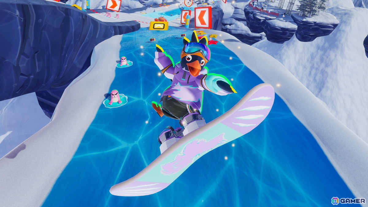 「Faaast Penguin」雪山を舞台に華麗なトリックを連発して1位を目指すシーズン8「FPX: Snowboarding」が12月4日より開始！の画像6