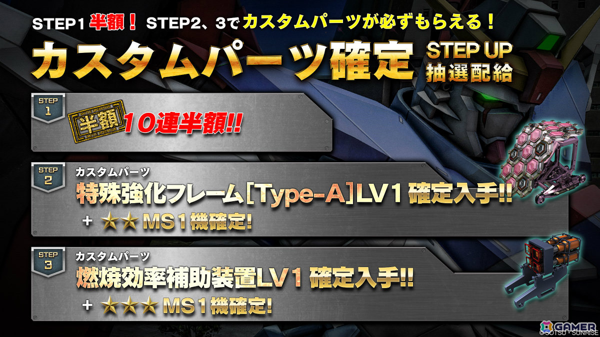 「バトオペ2」に「機動戦士ガンダムSEED DESTINY」からデスティニーガンダムが参戦！確定STEP UP抽選配給なども開催の画像4