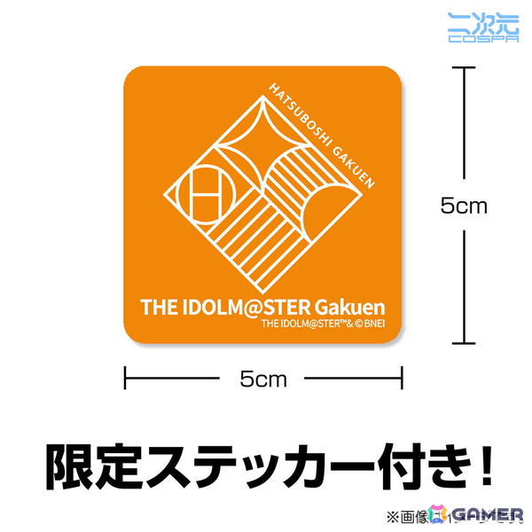 「学園アイドルマスター」初星音楽祭に向けてRe;IRIS、BegraziaのTシャツや限定ステッカー付き刺繍ローキャップなどの新グッズが登場！の画像10