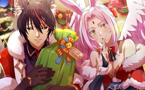 「転生したらスライムだった件 魔王と竜の建国譚」サンタクロース風衣装のディアブロ、フレイが登場！