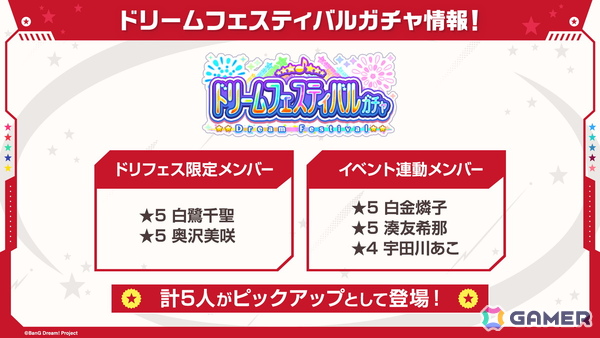 「ガルパ」ドリフェス限定の千聖、美咲が登場！Morfonicaによる「白い雪のプリンセスは」、ハロハピによる「マツケンサンバII」もカバー楽曲として追加の画像1