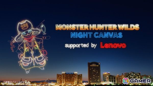 「モンスターハンターワイルズ」のドローンショー「MONSTER HUNTER WILDS NIGHT CANVAS supported by Lenovo」が12月18日より大阪で開催！の画像2