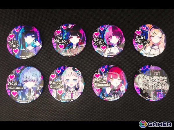 裏アカ迷宮ノベルRPG「配信少女ノ裏垢迷宮」初の公式グッズ「ランダム