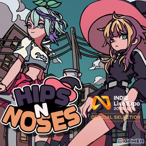記憶を取り戻すカフェ経営×ローグライクアクション「HIPS N' NOSES」のゲームプレイ映像がIndie Live Expo 2025にて公開！の画像1