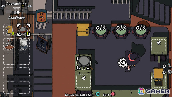 記憶を取り戻すカフェ経営×ローグライクアクション「HIPS N' NOSES」のゲームプレイ映像がIndie Live Expo 2025にて公開！の画像5