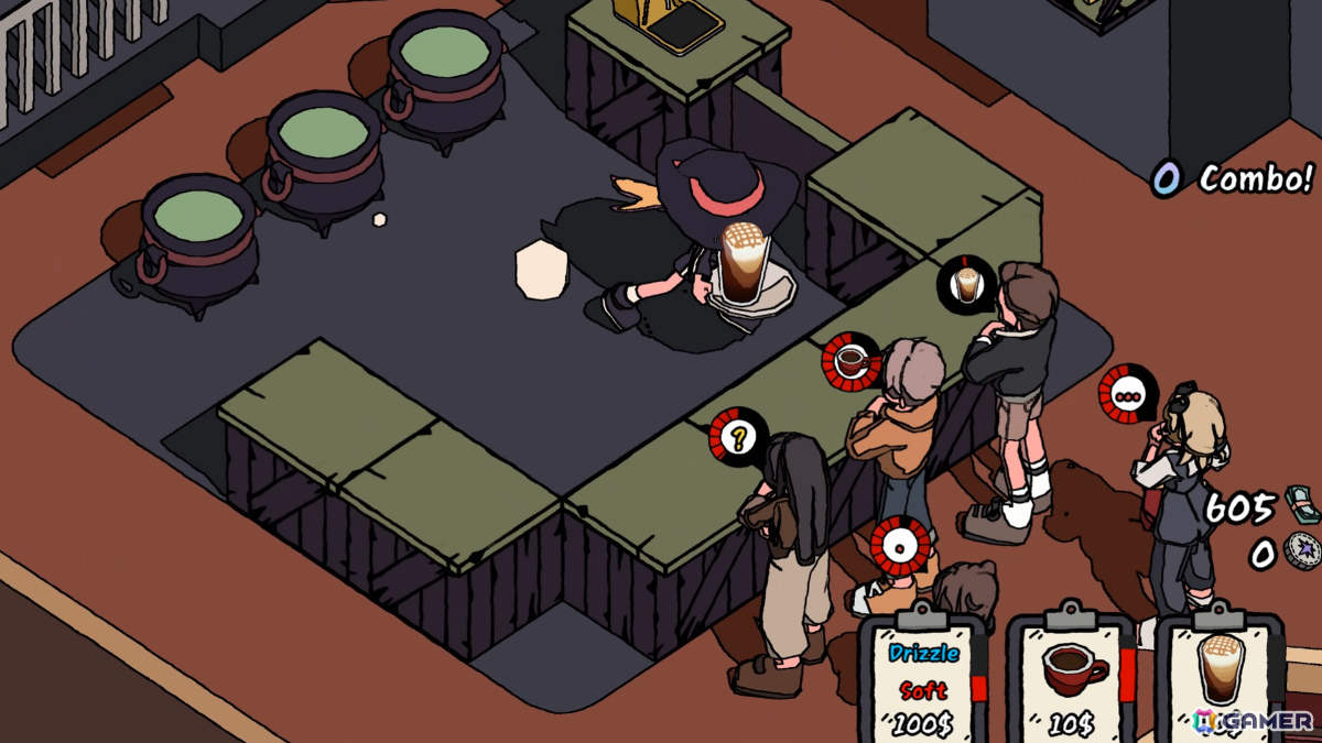 記憶を取り戻すカフェ経営×ローグライクアクション「HIPS N' NOSES」のゲームプレイ映像がIndie Live Expo 2025にて公開!の画像