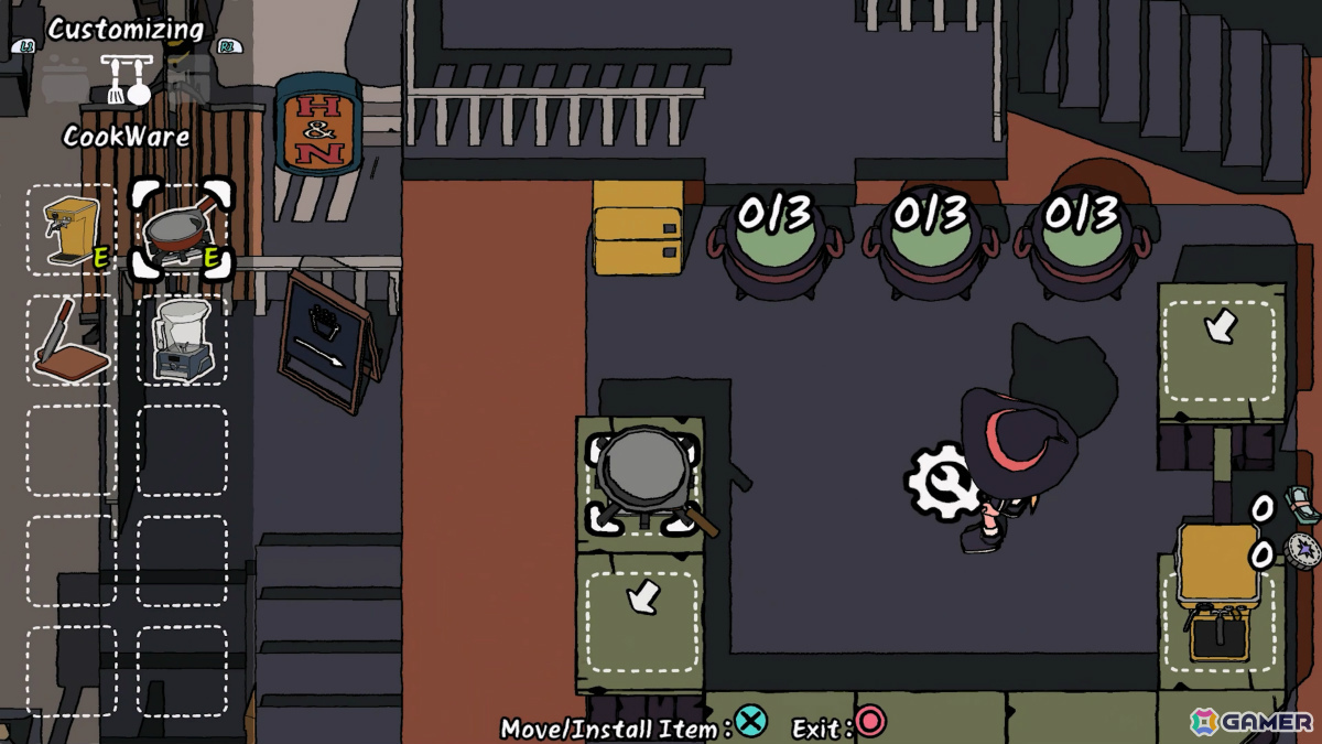 記憶を取り戻すカフェ経営×ローグライクアクション「HIPS N' NOSES」のゲームプレイ映像がIndie Live Expo 2025にて公開!の画像