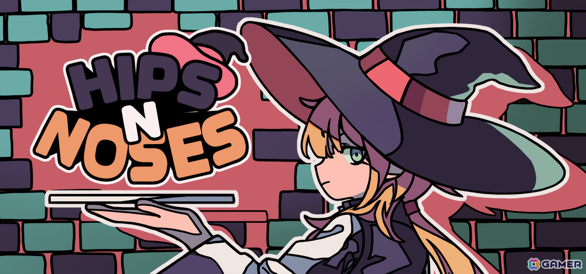 記憶を取り戻すカフェ経営×ローグライクアクション「HIPS N' NOSES」のゲームプレイ映像がIndie Live Expo 2025にて公開!の画像