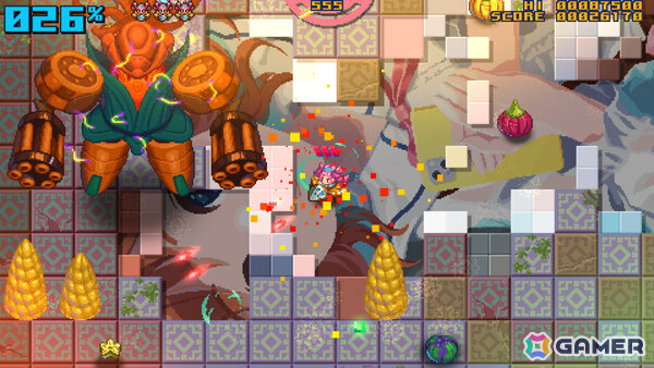 パネルを破壊して女の子たちを救うツインスティックSTG「Z-GYUBAAN!」のSteamページが公開の画像7
