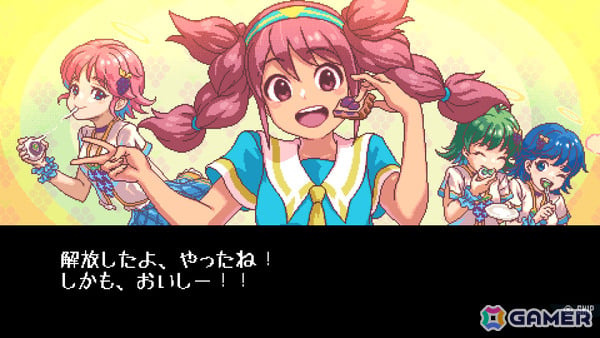 パネルを破壊して女の子たちを救うツインスティックSTG「Z-GYUBAAN!」のSteamページが公開の画像9
