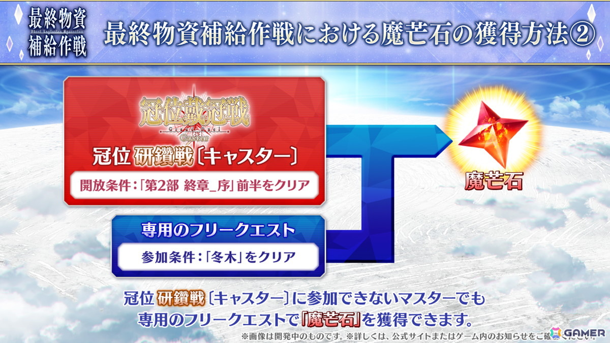 「FGO」第2部 終章_序が開幕!「冠位戴冠戦:Caster」や「第2部 終章」の開始日時もアナウンスの画像