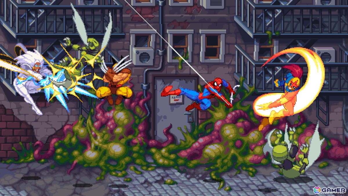 「MARVEL Cosmic Invasion」が配信！ウルヴァリンやスパイダーマンなどのマーベルヒーローがタッグを組んで戦う横スクロールアクションゲームの画像7