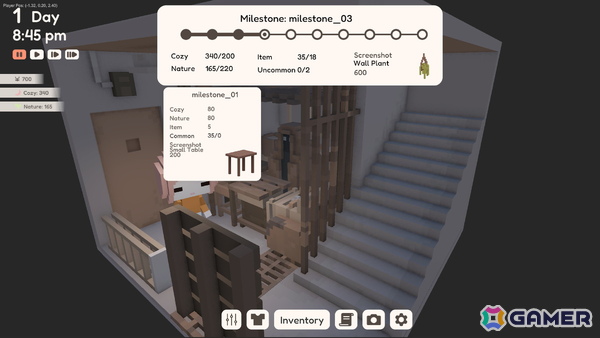 雑居ビルの屋上を“自分だけのリラックス空間”に！ボクセルスローライフゲーム「YUME ROOF」がSteamで2026年2月に配信の画像