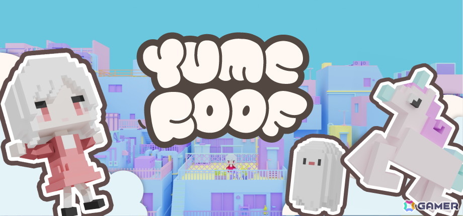 雑居ビルの屋上を“自分だけのリラックス空間”に！ボクセルスローライフゲーム「YUME ROOF」がSteamで2026年2月に配信の画像