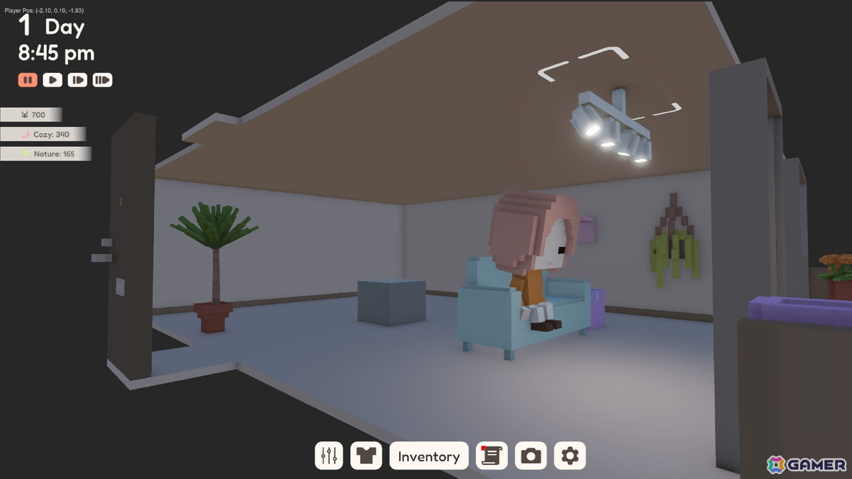 雑居ビルの屋上を“自分だけのリラックス空間”に！ボクセルスローライフゲーム「YUME ROOF」がSteamで2026年2月に配信の画像7
