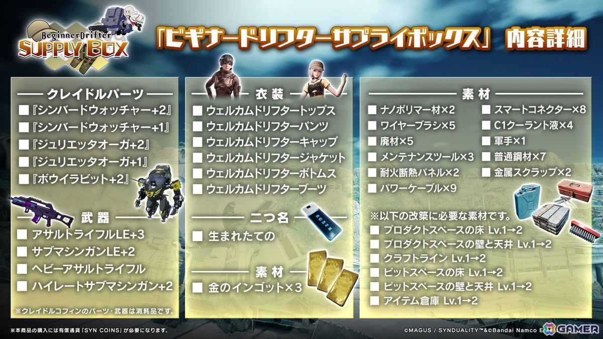 「SYNDUALITY Echo of Ada」がPS Plusの12月フリープレイに登場！新規プレイヤー応援キャンペーンが開始の画像