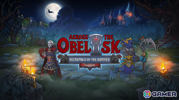 デッキ構築型RPG「Across the Obelisk」ダークファンタジー×ホラーをテーマにしたDLC「Necropolis of the Damned」がSteamで配信!の画像1