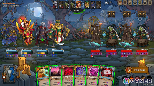 デッキ構築型RPG「Across the Obelisk」ダークファンタジー×ホラーをテーマにしたDLC「Necropolis of the Damned」がSteamで配信！の画像