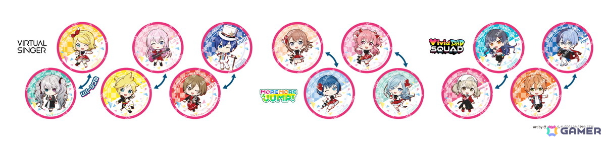 「プロセカ」とスシローのコラボが12月10日より開催決定！秦野ゆらぎさん、きゃらこんさんによる描きおろしビジュアルもの画像