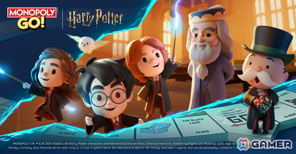 「MONOPOLY GO!」で映画「ハリー・ポッター」コラボが12月10日より開催！ホグワーツ城やダイアゴン横丁などをイメージしたマップが登場の画像1