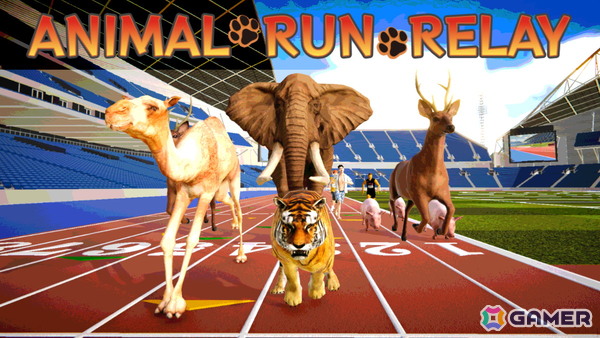 40種類以上の動物が繰り広げる、種族を超えた究極のリレーゲーム「Animal Run Relay」がSteamで配信の画像1