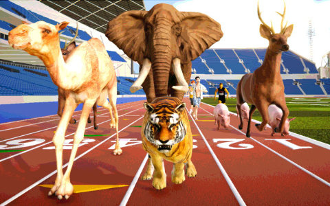 40種類以上の動物が繰り広げる、種族を超えた究極のリレーゲーム「Animal Run Relay」がSteamで配信