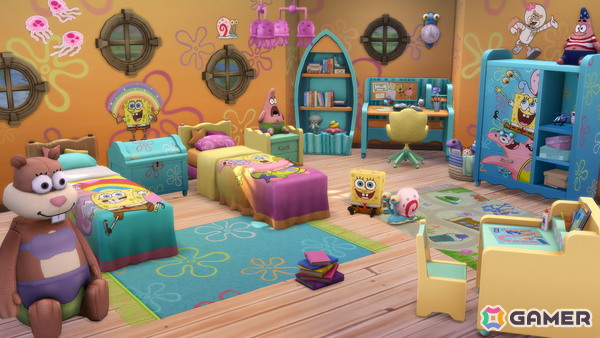 「ザ・シムズ4」で「スポンジ・ボブ」がテーマの「House Kit」＆「Kids Room Kit」が12月5日に配信！の画像4