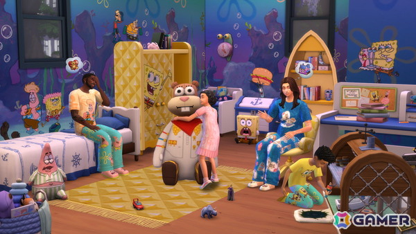 「ザ・シムズ4」で「スポンジ・ボブ」がテーマの「House Kit」＆「Kids Room Kit」が12月5日に配信！の画像5