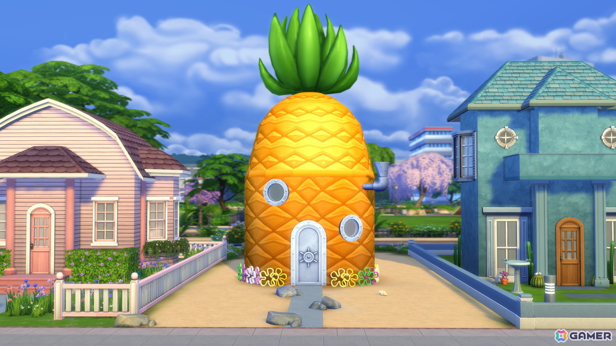「ザ・シムズ4」で「スポンジ・ボブ」がテーマの「House Kit」＆「Kids Room Kit」が12月5日に配信！の画像