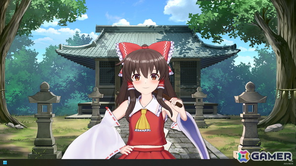 Desktop Mate 東方Project「博麗霊夢」「ゆっくり霊夢」が配信！上坂すみれさん録り下ろしボイスを収録の画像4
