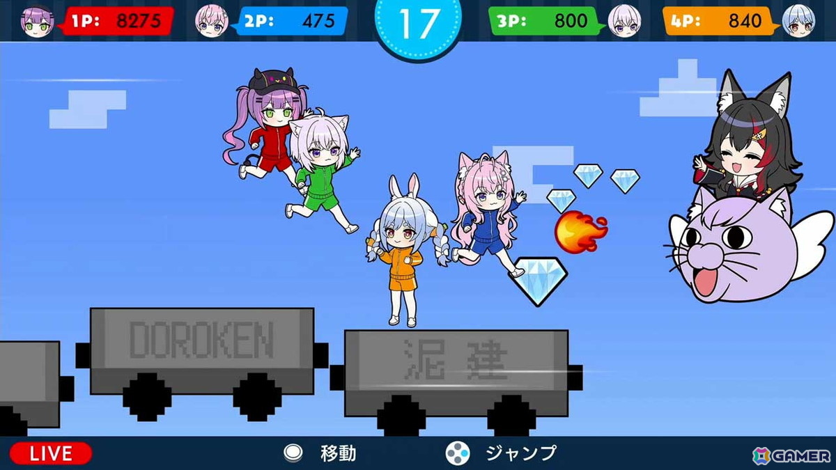 「ホロ魂 ～撮れ高王グランプリ～」がSwitch/Steamで12月25日に配信！配信映えを求めてギリギリを攻める“ホロライブ流チキンレース”が繰り広げられるミニゲーム集の画像