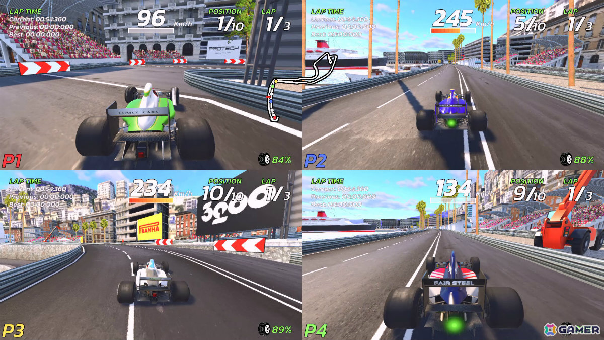 最大4人で遊べるアーケードレーシング「4PGP FOUR-PLAYER GRAND PRIX」が2026年2月5日にリリース！の画像5