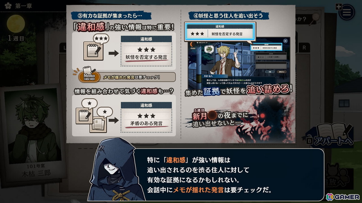 人狼風推理アドベンチャー「おやおや？大家さん！」のSwitch版が12月25日に配信！20％オフで予約受付がスタートの画像3