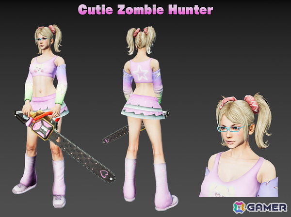 「ロリポップチェーンソーRePOP」コスチュームデザインコンテストでBest Costume Awards選出の「Cutie Zombie Hunter」が12月中旬の無償アップデートで実装！の画像3