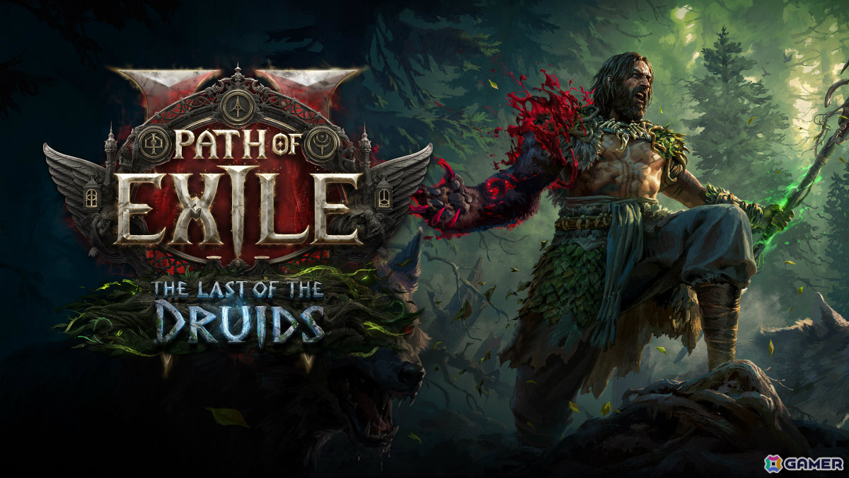 「Path of Exile 2」アップデート「The Last of the Druids」は12月13日に配信！熊・狼・ワイバーンに変身できる新クラス「ドルイド」が参戦の画像