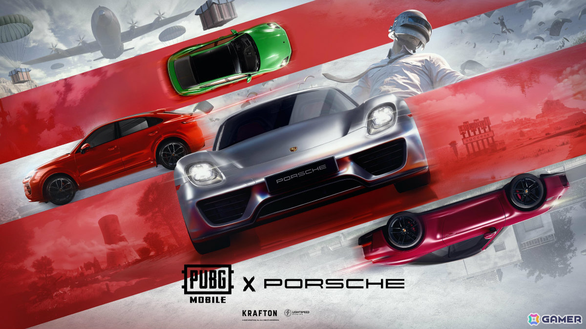 PUBG MOBILE」ポルシェとのコラボが開催！Porsche 918 Spyderなどの