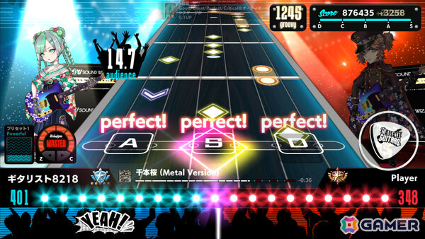 エレキギター特化の対戦型音楽ゲーム「Heavenly Guitars」Steam版が2026年春にリリース！直感的な操作性と生演奏に基づいたリアルなサウンドが魅力の画像2