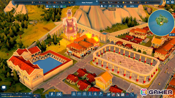 理想のローマを築く都市建設ゲーム「Nova Roma」の体験版が公開！早期アクセスは2026年に開始の画像