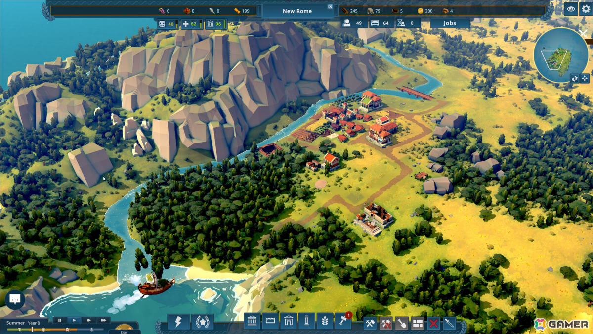 理想のローマを築く都市建設ゲーム「Nova Roma」の体験版が公開！早期アクセスは2026年に開始の画像5