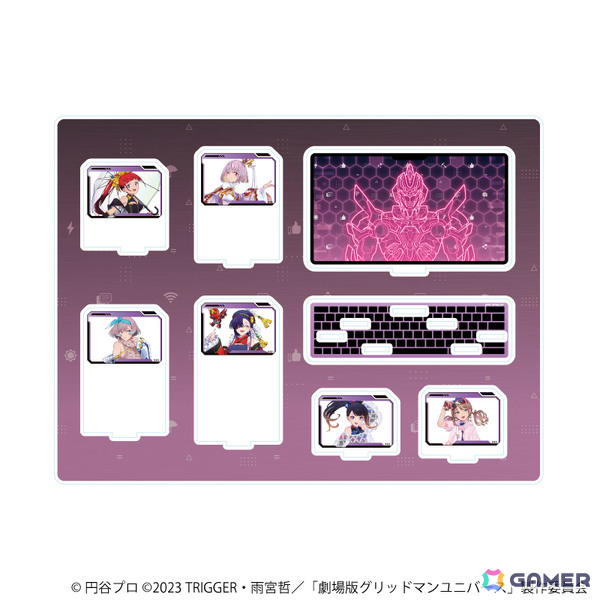 「グリッドマン ユニバース」六花やアカネ、夢芽たちがバーチャルライバー風の衣装で登場！新作グッズ満載のポップアップショップが12月24日より池袋で開催の画像15